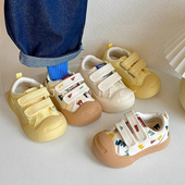 男儿童面包帆布鞋 幼儿园室内鞋 小女童宝宝板鞋 软底韩版 女孩春秋款