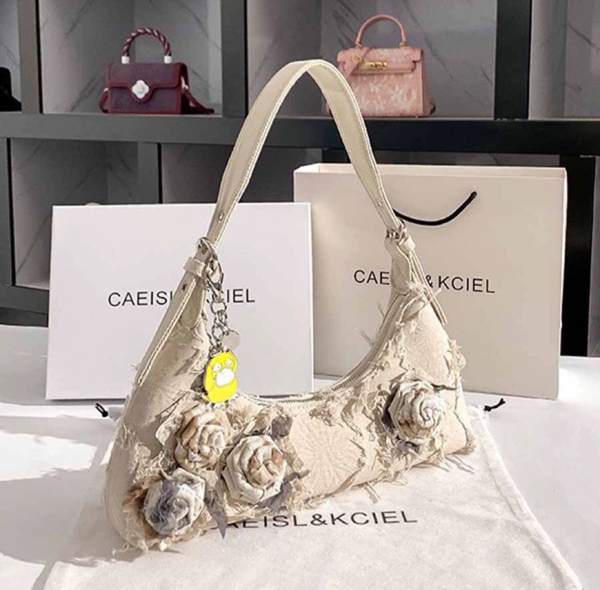 CAEISL&KCIEL女包小众设计高级感流苏腋下包女2023新款手提单肩包高性价比高么？