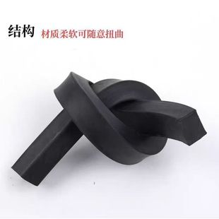 丁晴实心橡胶条扁条方条防撞橡胶耐压减震密封条耐酸碱耐腐蚀橡胶