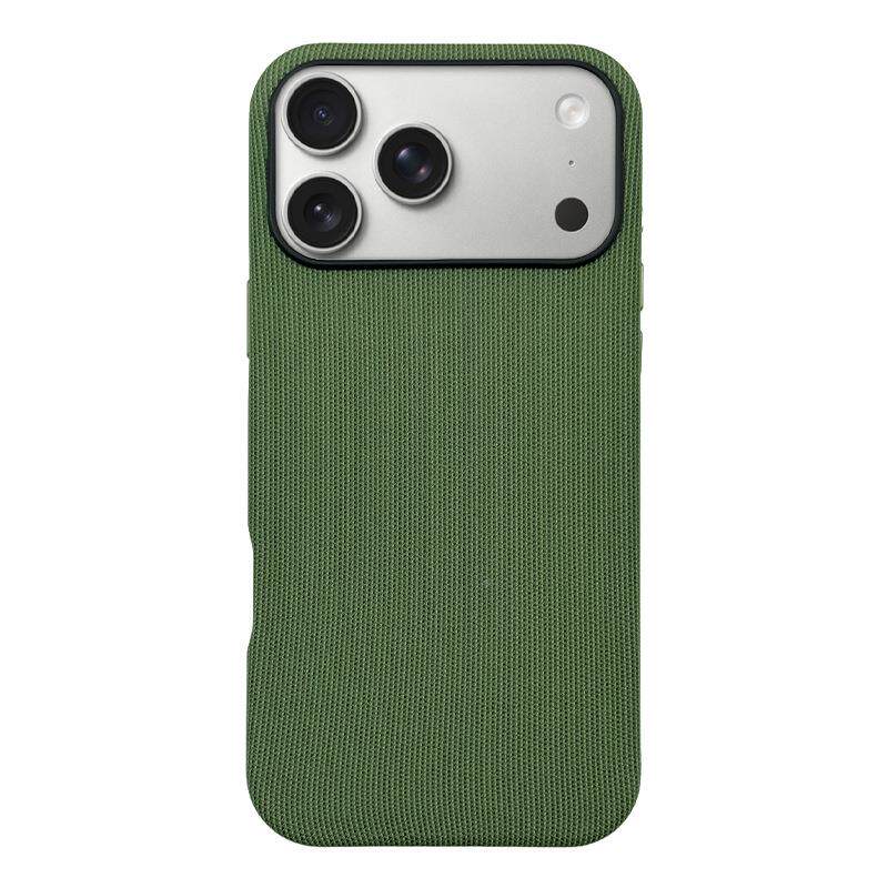 适用于iPhone1比诺曹7 Po Max Ai方r16官科技编织纹手机壳布强r力磁吸