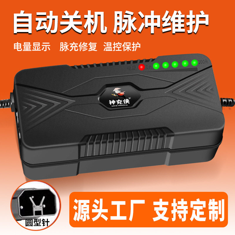 神充侠雅迪电动车充电器