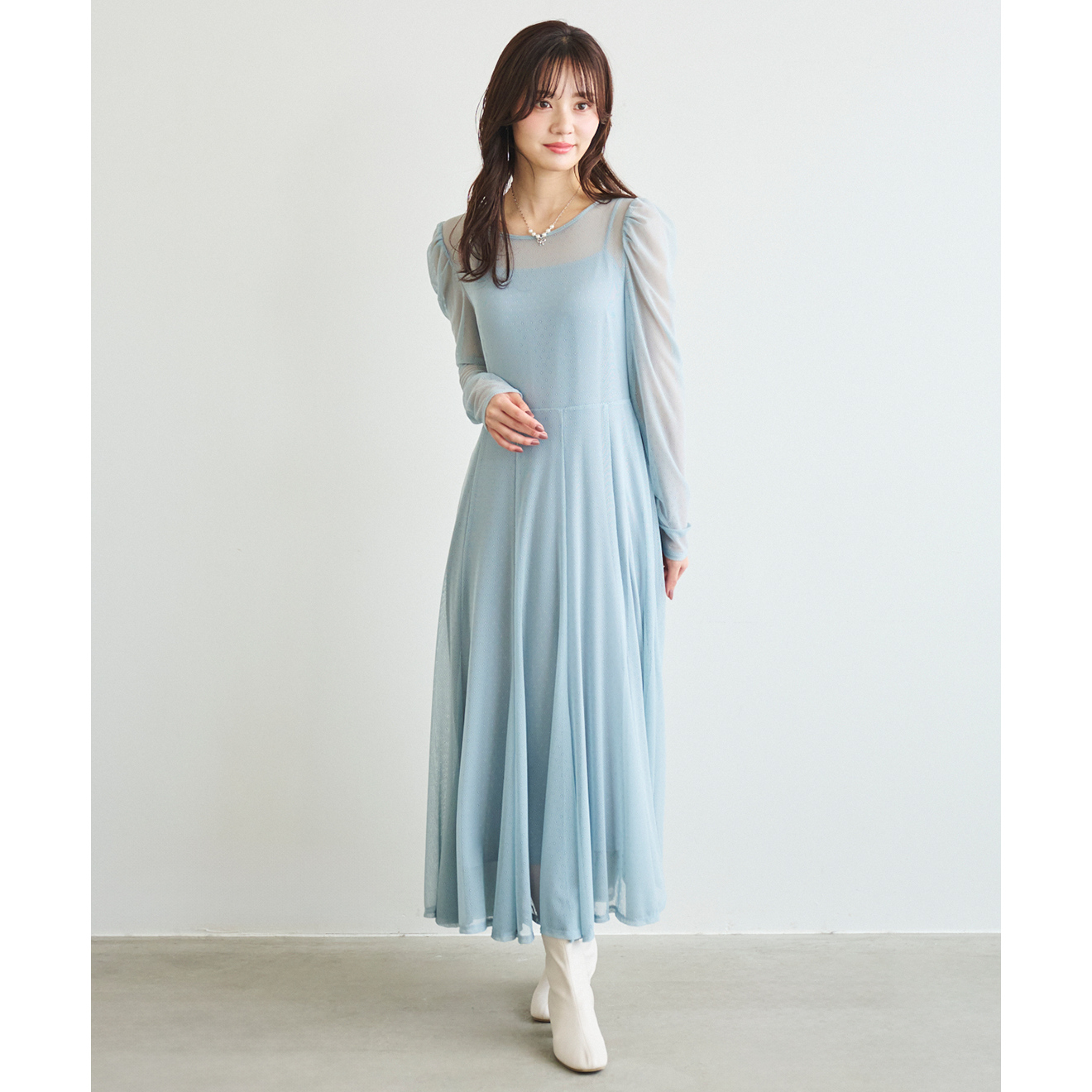 UMII日本购 秋冬新品lillian carat预约9月初仙气连衣裙45615209