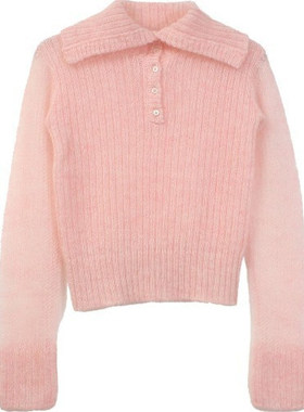 包邮包税 umii 日本代购 coel 185304025 翻领纽扣针织上衣 11月