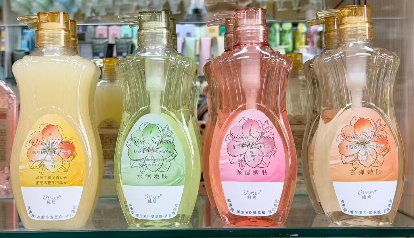 魅惑柔肤香水沐浴露水润嫩肤烟酰胺氨基酸香柠檬果油韧发蓬松洗发