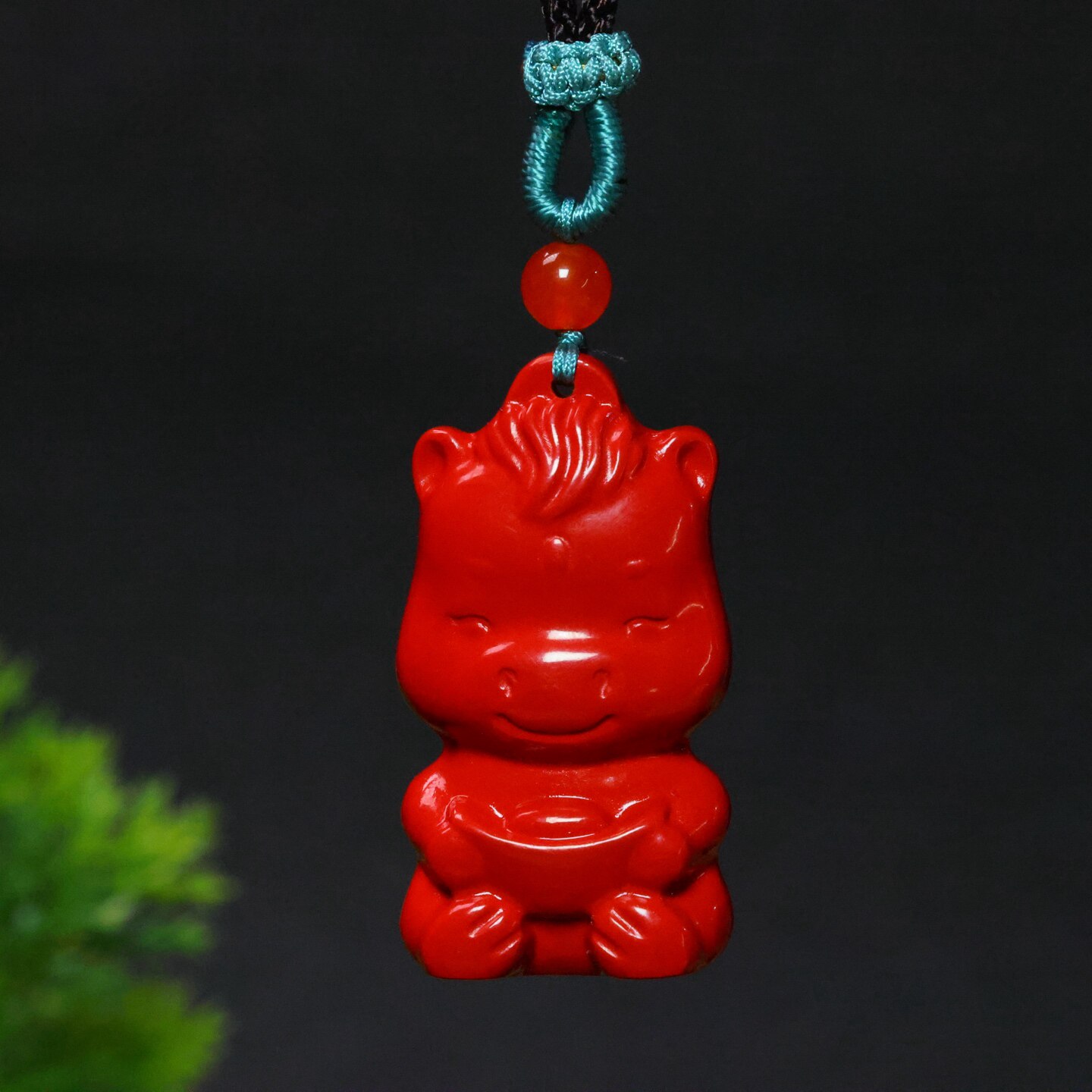 朱砂十二生肖吊坠男女生吉祥玉佩