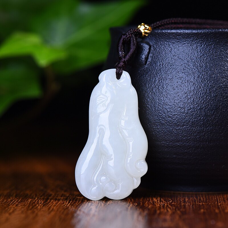 天然和田玉吉祥佛手吊坠男女生项链招财纳福挂件玉石配饰保真玉佩