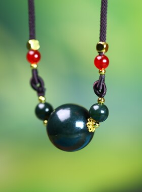 和田玉锁骨链女生吊坠项链配饰