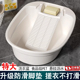 日本洗衣盆搓衣板一体家用大号学生宿舍手动搓衣盆加厚宝宝塑料盆
