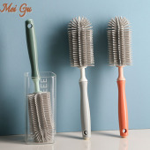 硅胶杯刷长柄洗杯子专用刷子水杯清洗神器奶瓶刷保温杯无死角刷子