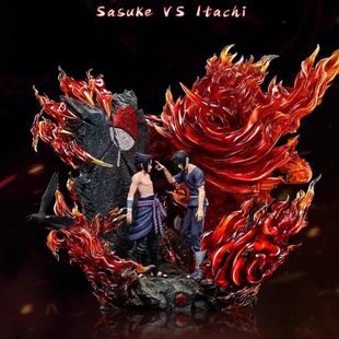 火影忍者手办盲盒漩涡鸣人宇智波佐助波风水门摆件模型玩具礼物