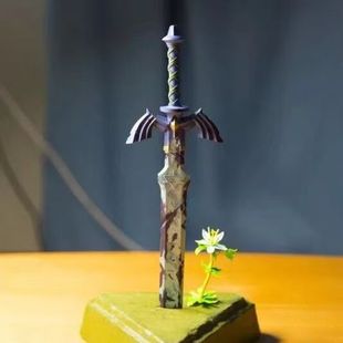 塞尔达传说 荒野之息 林克 英雄之剑 大师之剑 手办 摆件模型