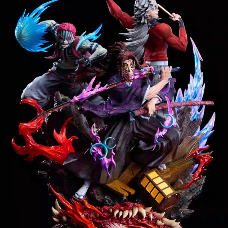 鬼灭之刃手办限量款鬼杀队黑死牟童磨猗窝座善逸小芭内雕像摆件,模玩/动漫/周边/娃圈三坑/桌游,手办/手办景品,淘宝优惠券,粉丝福利购,淘宝优惠卷