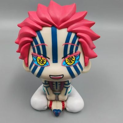 鬼灭之刃 Q版可爱 上弦三猗窝座 头部可动 机箱桌面摆件 盒装手办