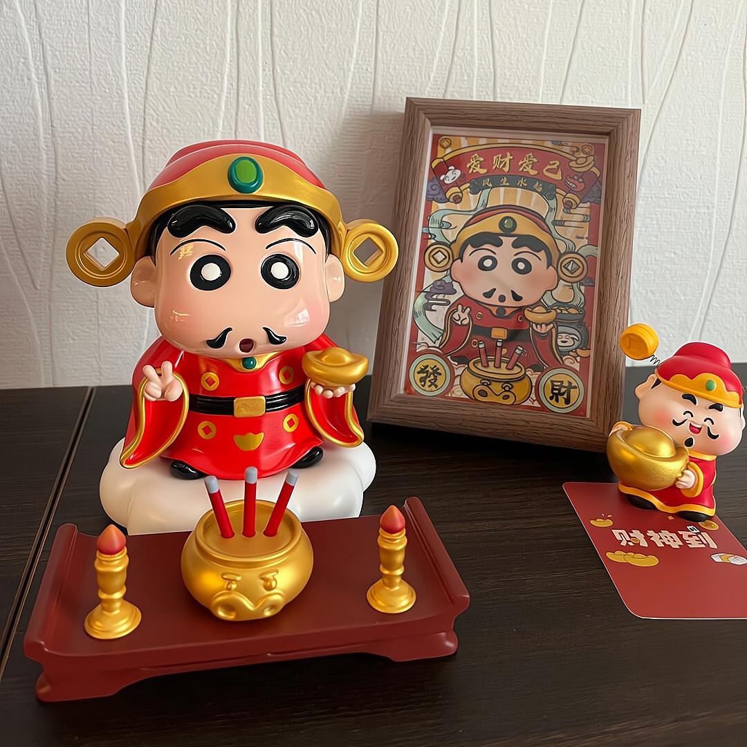 财神爷手办桌面摆件新年好