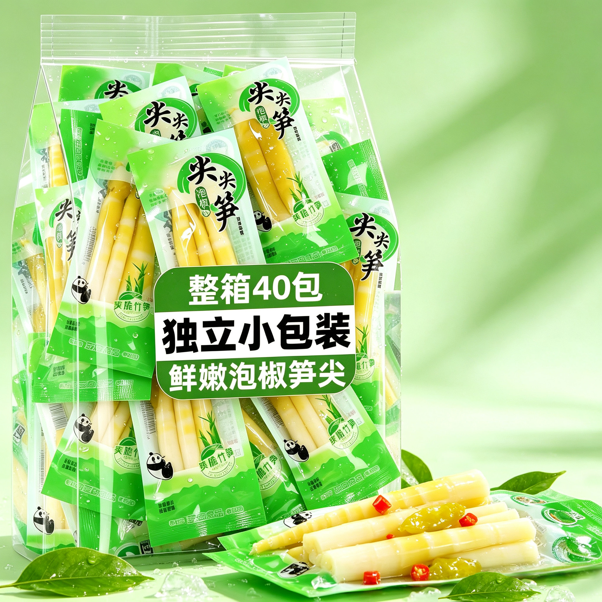 泡椒笋尖开袋即食竹笋新鲜嫩笋尖