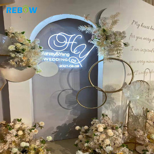 告白氛围图案【婚礼私人设计】搏浪光电柔性霓虹灯造型发光字浪漫