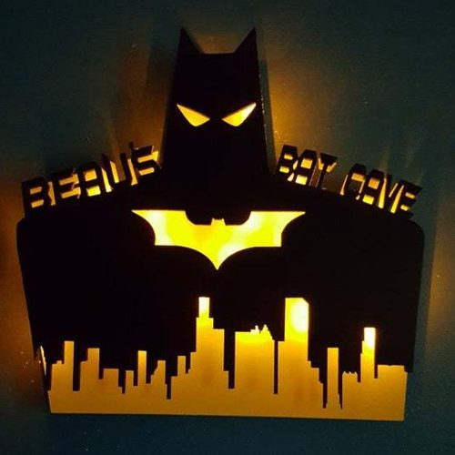 外贸厂家新款 蝙蝠LED夜灯创意发光壁灯家饰床头灯效果灯霓虹灯