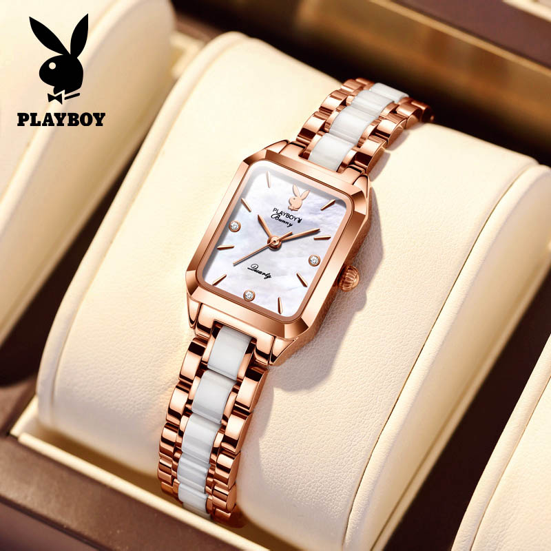 花花公子欧美时尚小绿表陶瓷