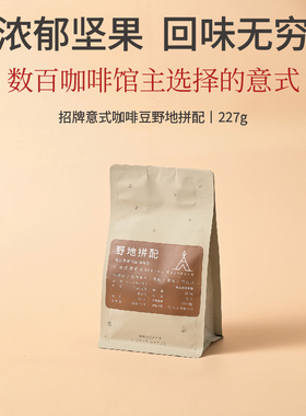 STARTSMALL招牌意式咖啡豆咖啡店强推野地拼配美式中深浓缩227g