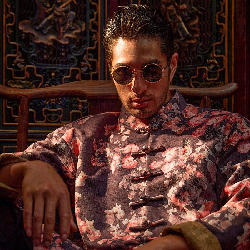 碧海潮生新款【花魁】原创中国风国潮复古唐装外套,男装,唐装,淘宝优惠券,粉丝福利购,淘宝优惠卷