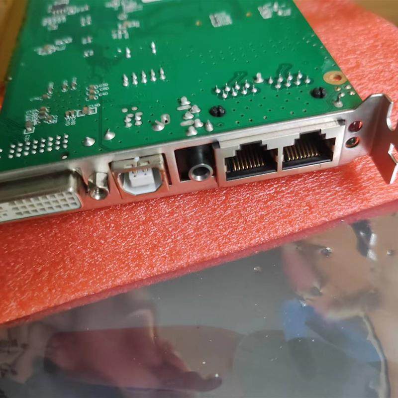 LED电子显示屏 大屏幕发送卡 TS802D 全彩发送卡 2手拆机卡