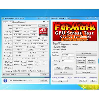 AMD ATI HD 3470 256M B530 109-B53031 DP 接口 显卡
