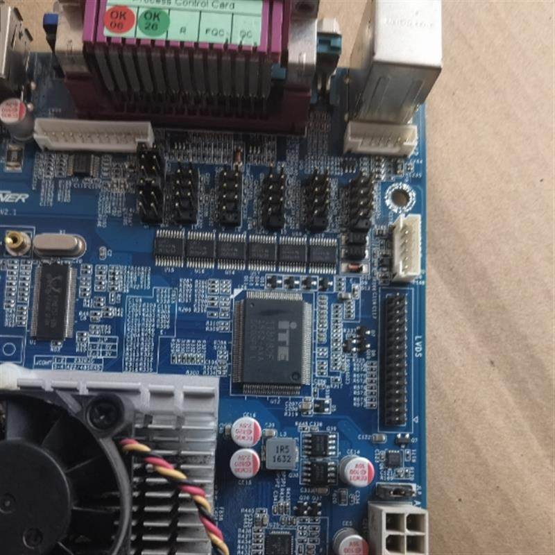 POS机收银机 工控机主板 PT-D525 24PIN供电 MSATA PCI 6COM台式