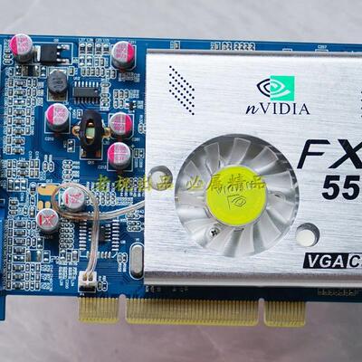 全新 NVIDIA Geforce FX5500 256M PCI 工控显卡