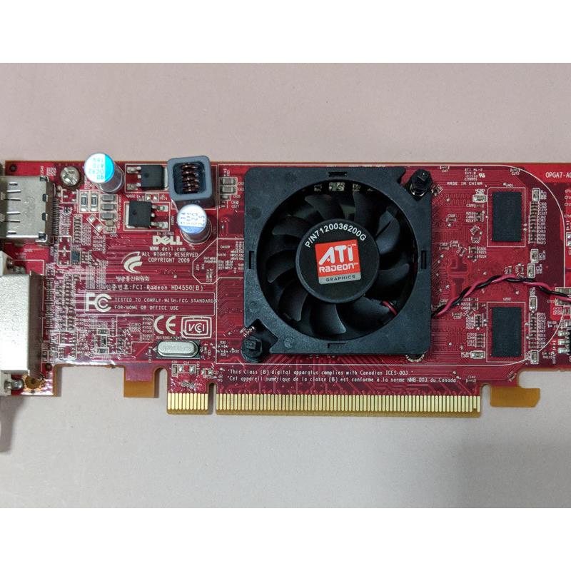 戴尔 DELL AMD Radeon HD4550 4550 512M DP 小机箱显卡