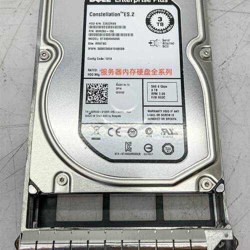 DELL PS6100E PS6500 PS6210 PS6510 硬盘 3T 3TB SAS 06H6FG EQ