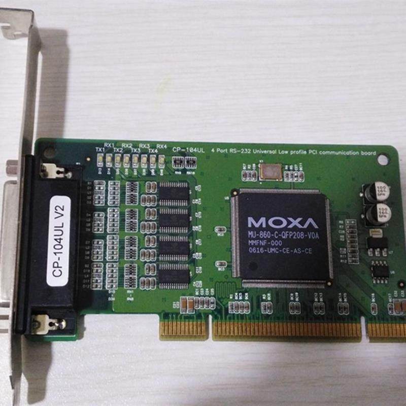 摩莎 MOXA CP-104UL V2 PCI 4口RS232 多串口卡