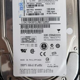IBM 5414 40K6823 40K6820 23R1776 146GB 15K 4Gb FC存储硬盘