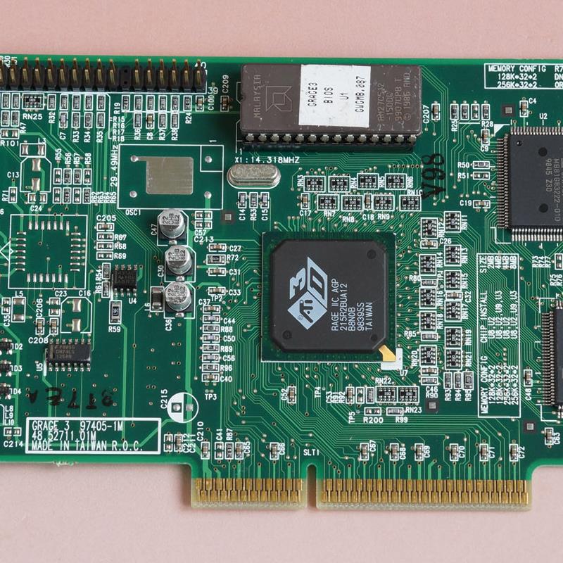 ATI RAGE II C 2M AGP1X  老机 显卡