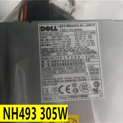 全新DELL NH493 MK9GY  L305P-01 H305P-02 PS-6311-5DF-LF 305w