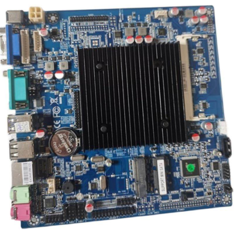 凌壹 ITX-J1800T4-2C2E收银机一体机工控主板 J1800 双EDP主板