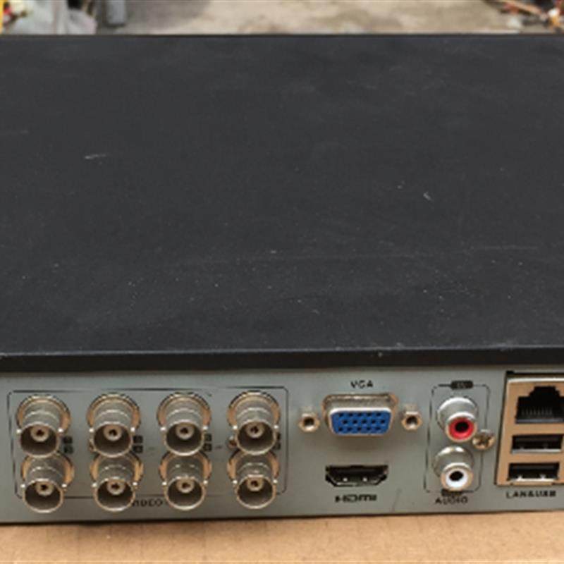 二手海康威视8路双盘位同轴三网混合硬盘监控录像机DS-7808HGH-F2