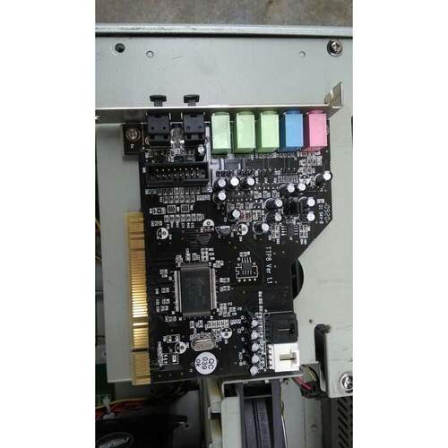 原装拆机PCI接口 声卡AUREON 德国坦克傲龙 5.1声道FUN CMI8738