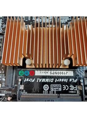 映泰J1900NP5主板 J1900四核低功耗 17*17 ITX小主板 千兆网卡