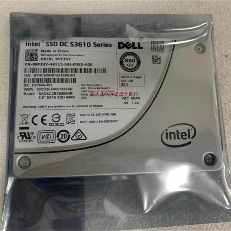 DELL R710 R720 R810 R820 R910 800G SATA SSD 固态服务器硬盘