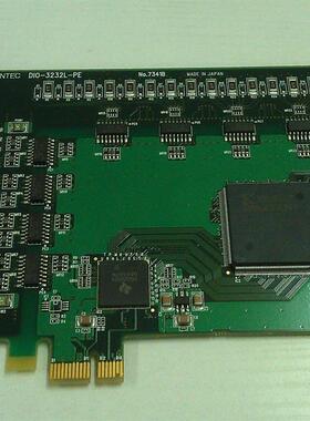 CONTEC DIO-3232L-PE NO.7341C 数据 工业 采集卡 现货实拍