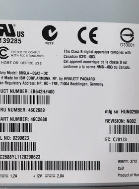 IBM 23R9722 23R9723 5619 80GB/160GB DAT160 46C2688 46C2689