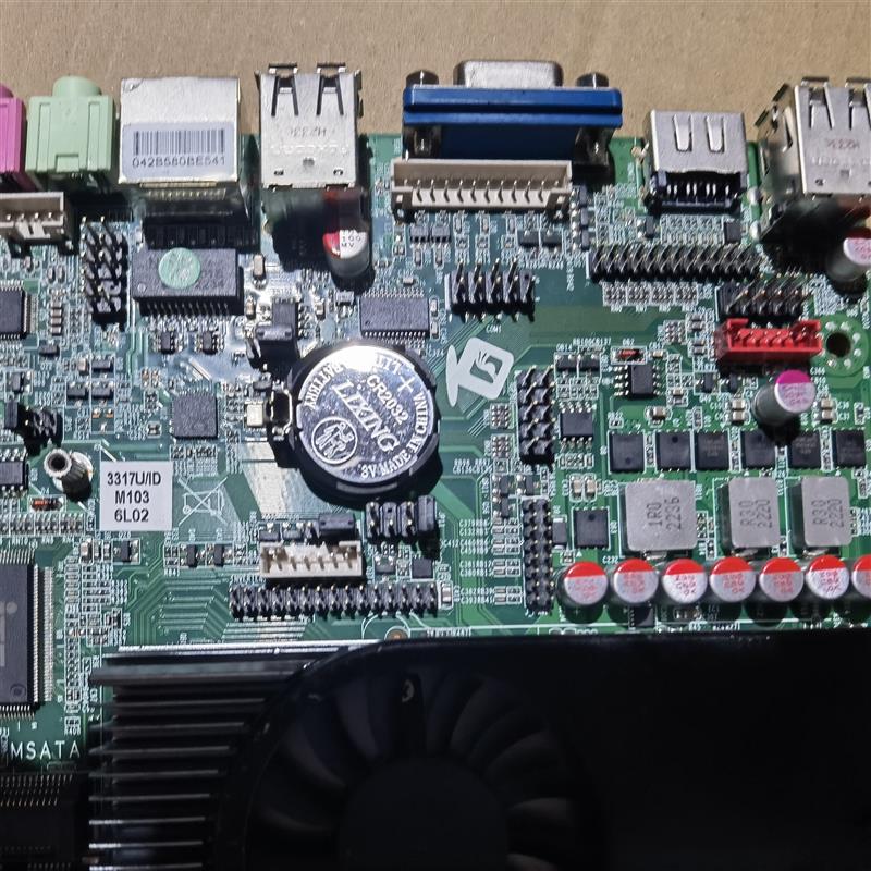 研域 ITX-M103-I516L I5-3317U 工控主板一体机自助终端电脑 6COM