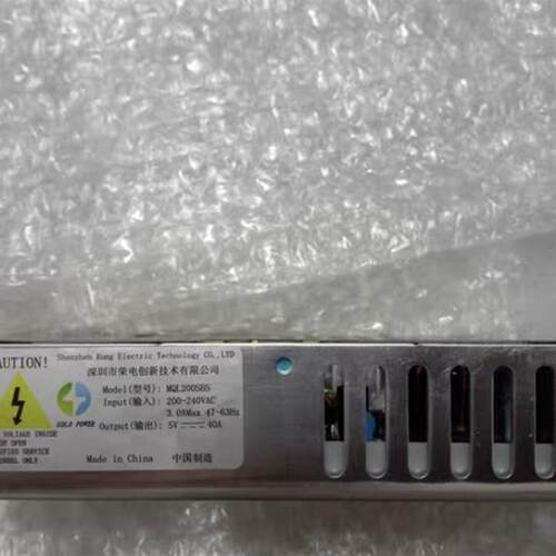 荣电MQL200SHS 5V40A LED 开关电源