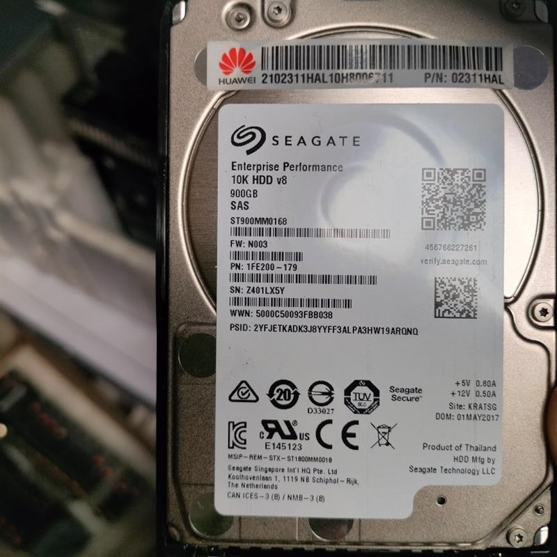 Huawei/华为 02311HAL 10K 12Gb 900G RH1288 V3 2.5寸 SAS硬盘