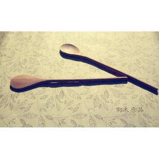 外贸原单欧洲榉木42CM超长搅拌木汤锅勺实木料理烹饪汤勺