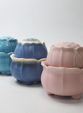 桌面陶瓷静音喷泉流水摆件卧室小型号风水轮办公室加湿器创意礼物