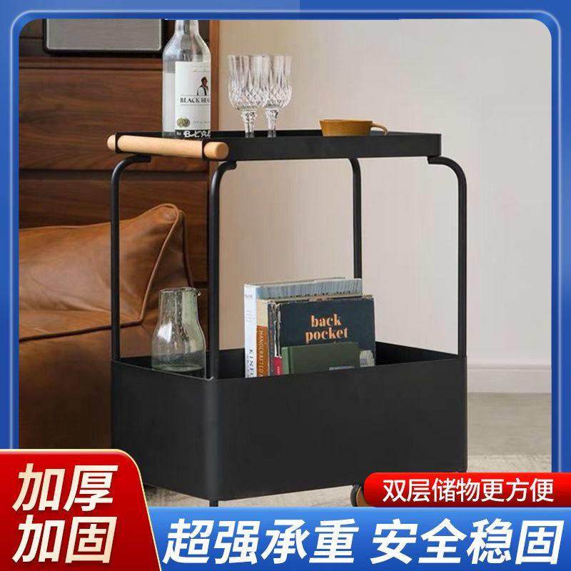 小推车置物架客厅卧室沙发铁艺移动带轮茶水零食边几收纳储物架子,住宅家具,移动边几/推车,淘宝优惠券,粉丝福利购,淘宝优惠卷