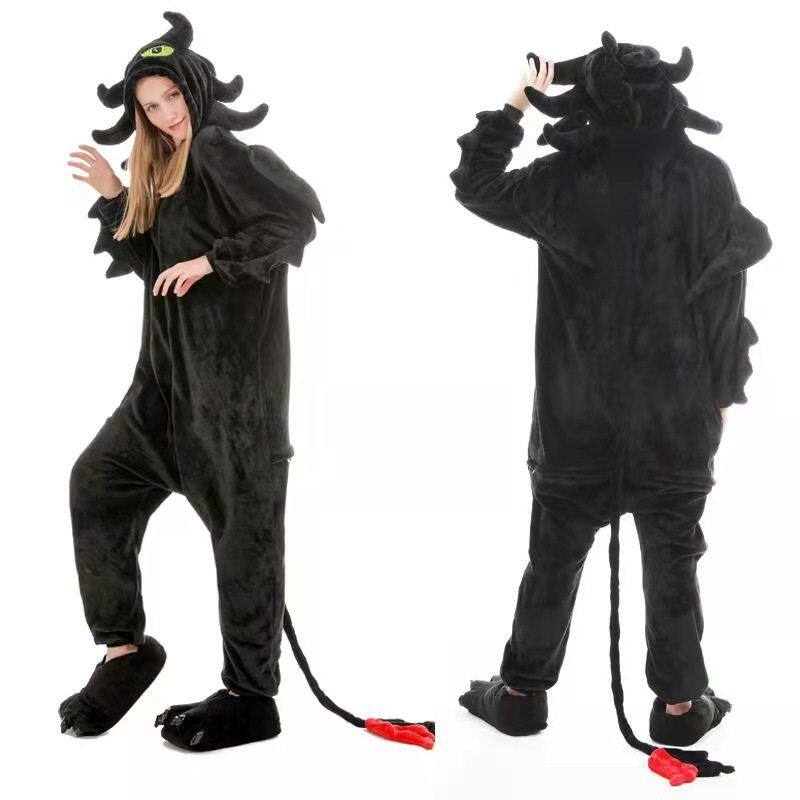 超人黑龙法绒连体穿动物怪珊瑚三眼可外家居服钢铁绒侠睡衣卡通