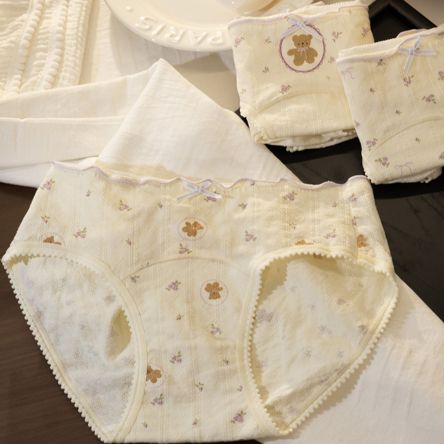 全棉抗菌内裤三角裤少女纯棉抗菌