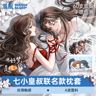 【七小皇叔联名款】温眠双芯枕记忆棉舒颈橙之枕套